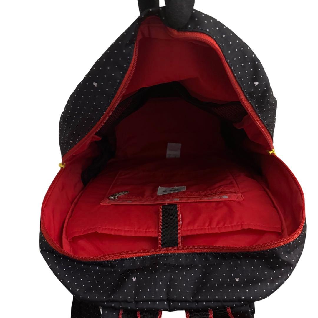 未使用級✨限定品　レスポートサック　リュックサック　ディズニー　コラボ　ドット柄