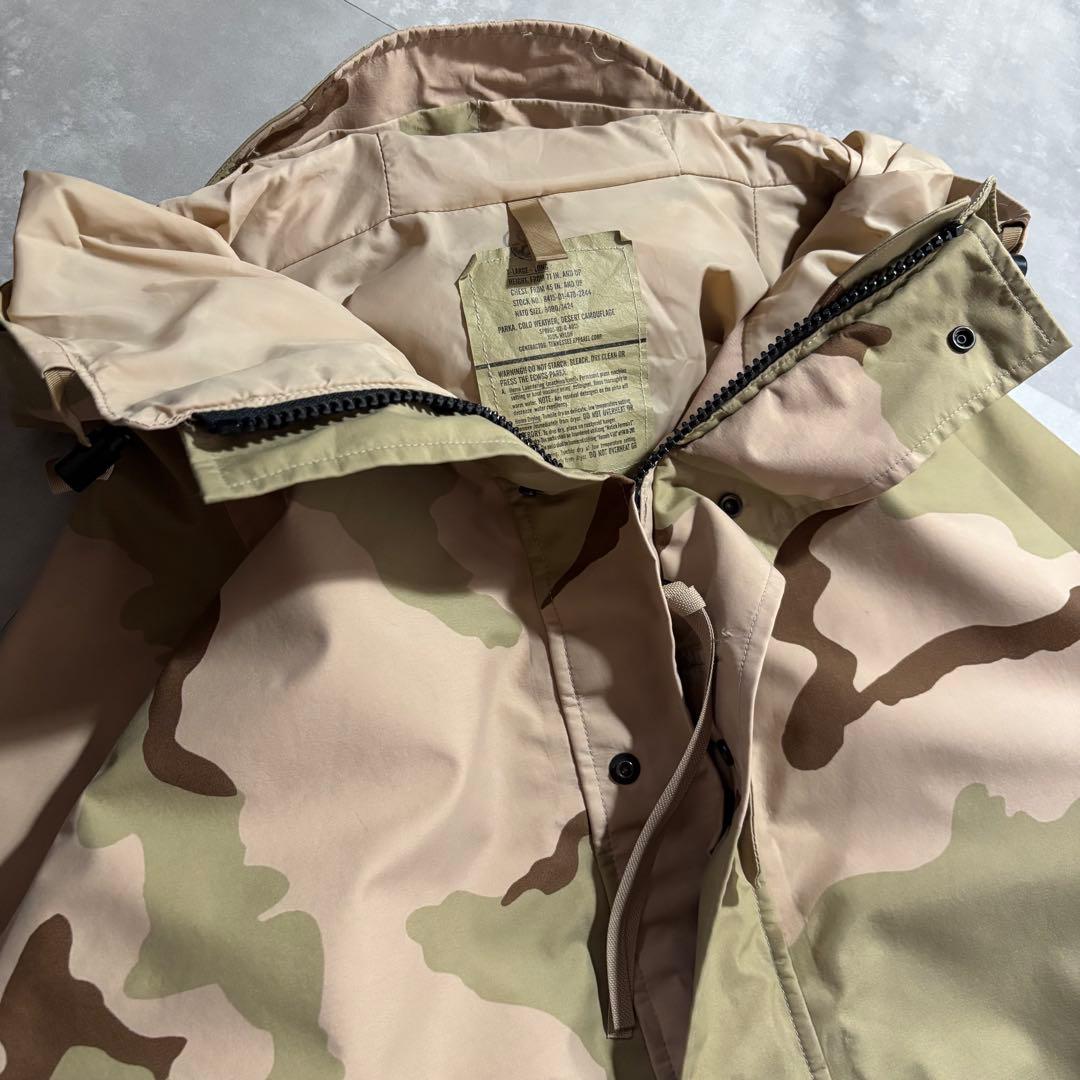 ECWCS ゴアテックスパーカー GORE-TEX デザートカモ 米軍　迷彩　茶