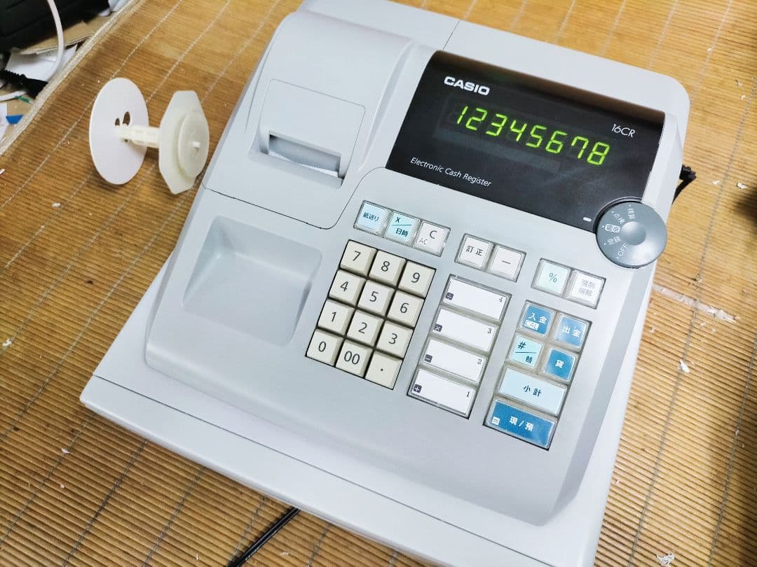 カシオレジスター　16CR　簡単便利特殊　送料込　811444