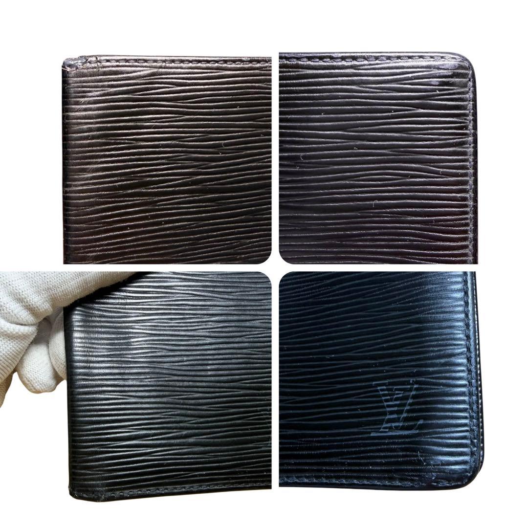 ルイヴィトン 札入れ 長財布 エピ ポルトカルト クレディ 黒色 M63212
