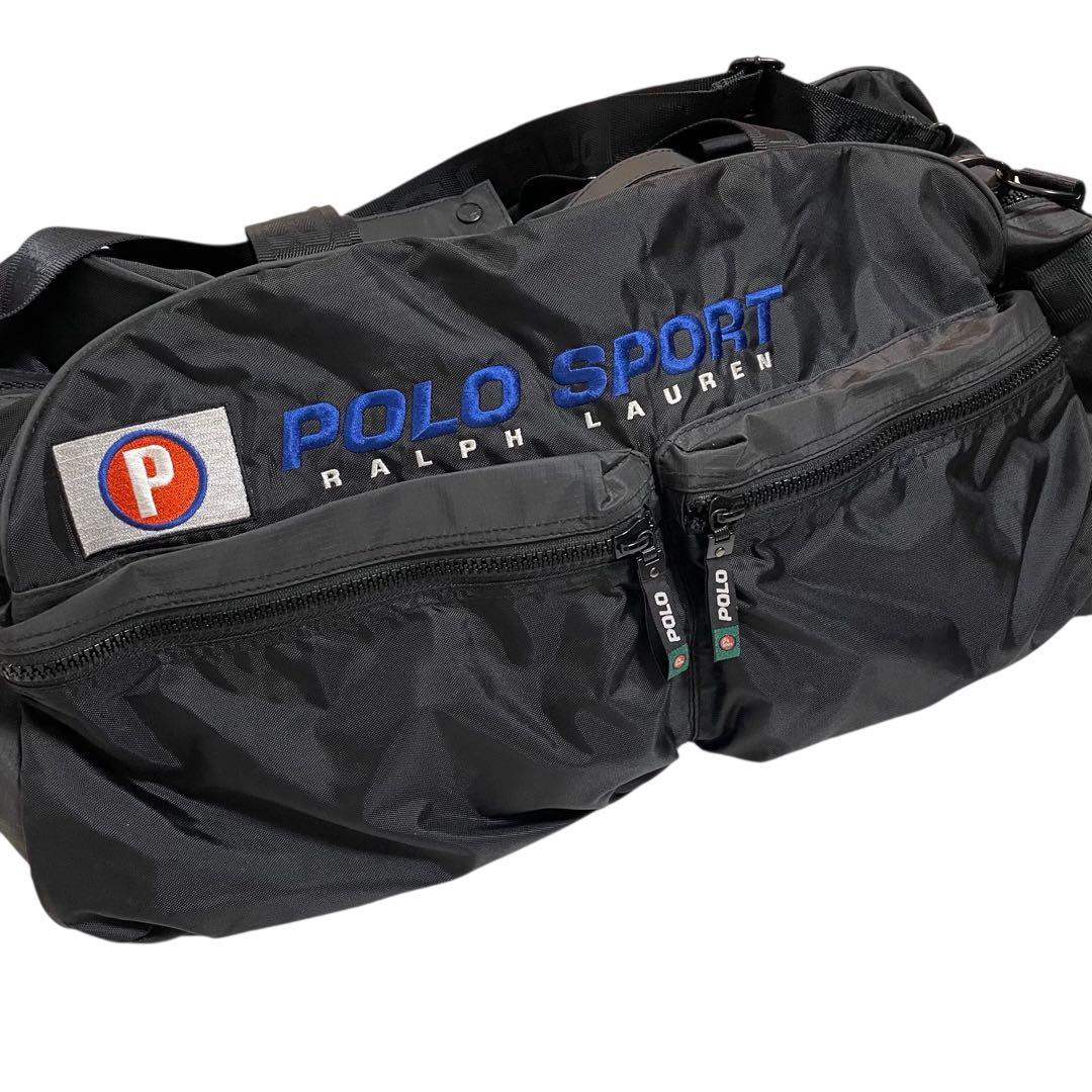 美品✨POLO SPORT ポロスポーツ ボストンバッグ 旅行バッグ 黒
