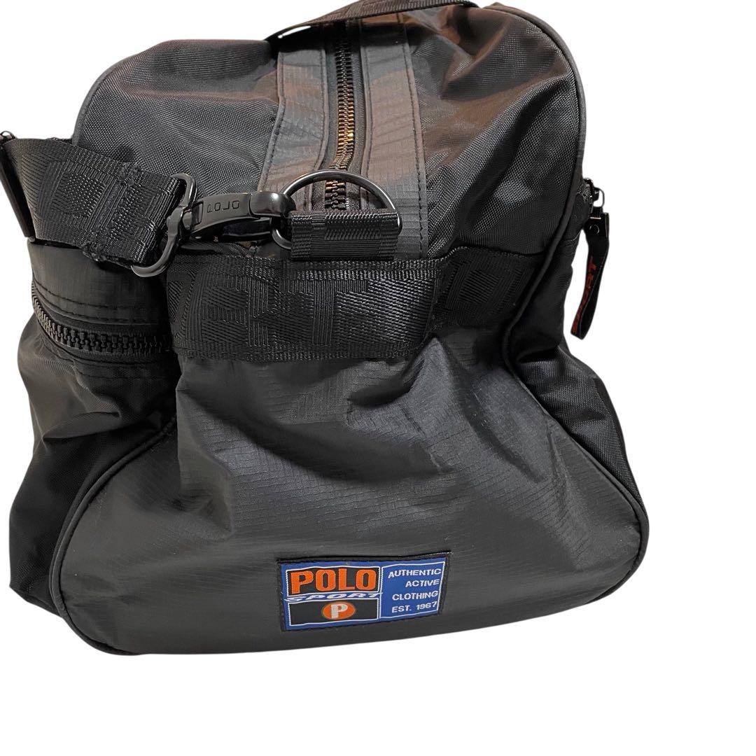 美品✨POLO SPORT ポロスポーツ ボストンバッグ 旅行バッグ 黒