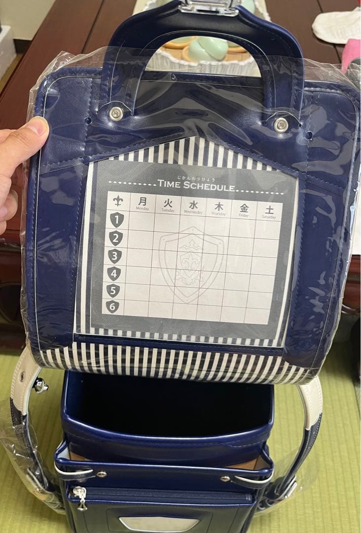 AEONから購入する かるすぽ ネイビー リュック 日本製