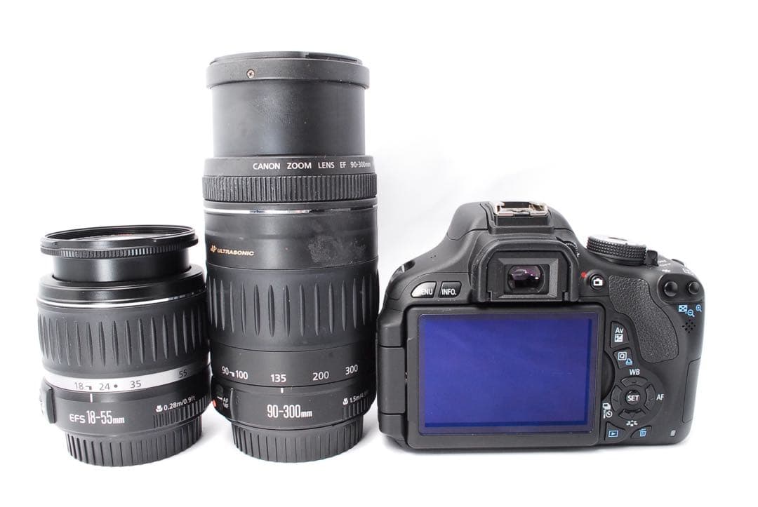 Canon kiss X5 一眼レフ☆望遠付きWレンズ☆おまけ付きですぐ使える☆