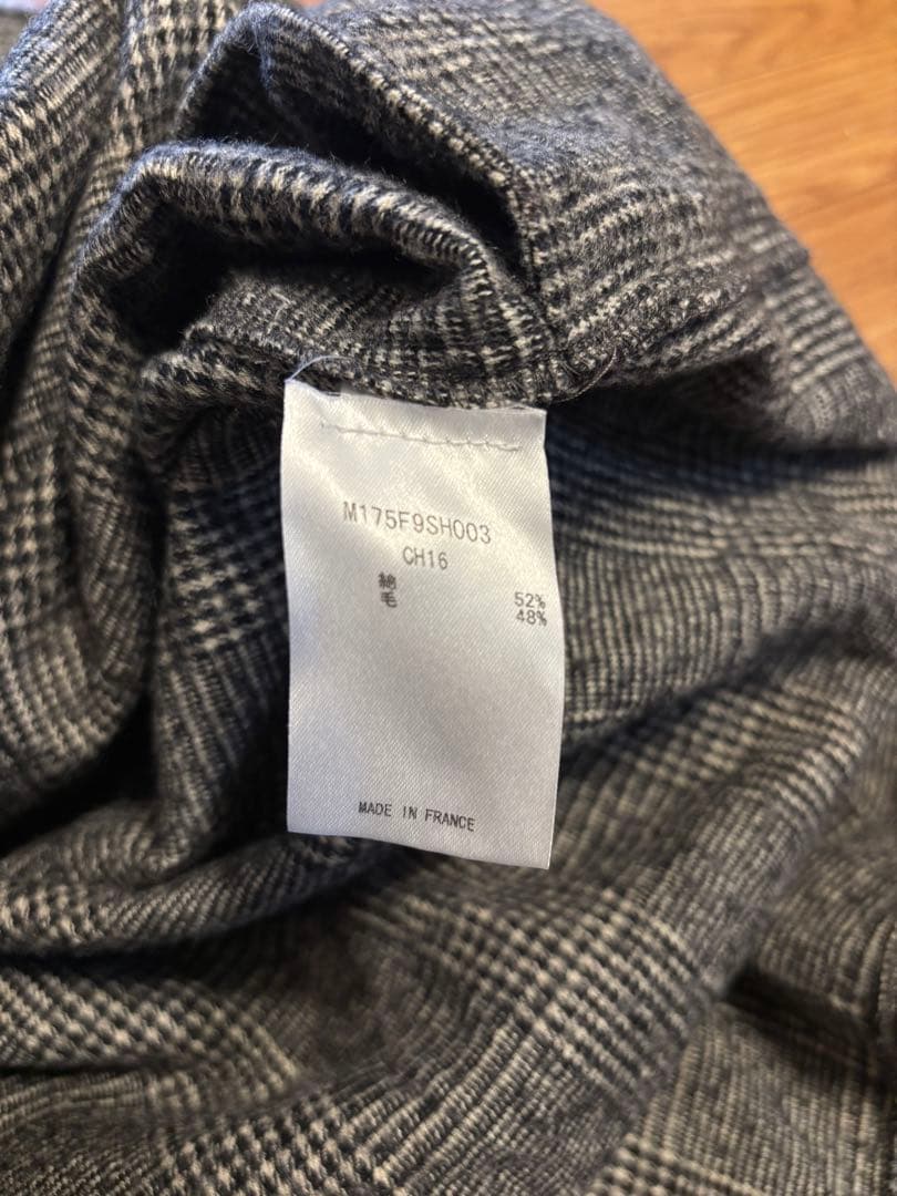 DE BONNE FACTURE デボンファクチュール ウールシャツ 39