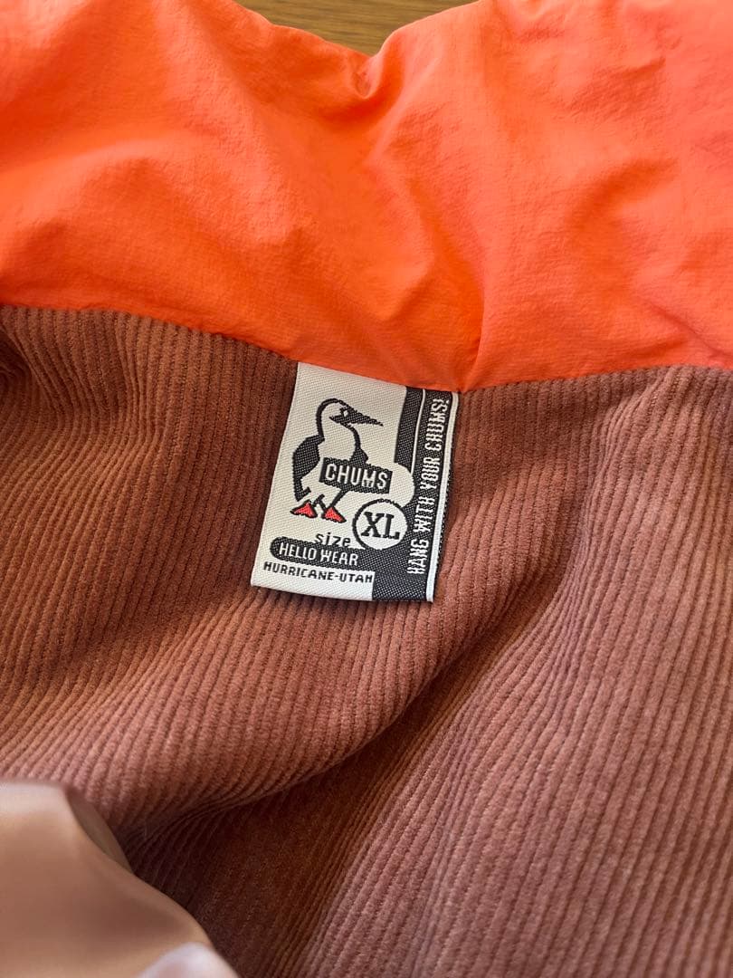 【オールド・リバー 】Chums オレンジ ナイロンジャケット