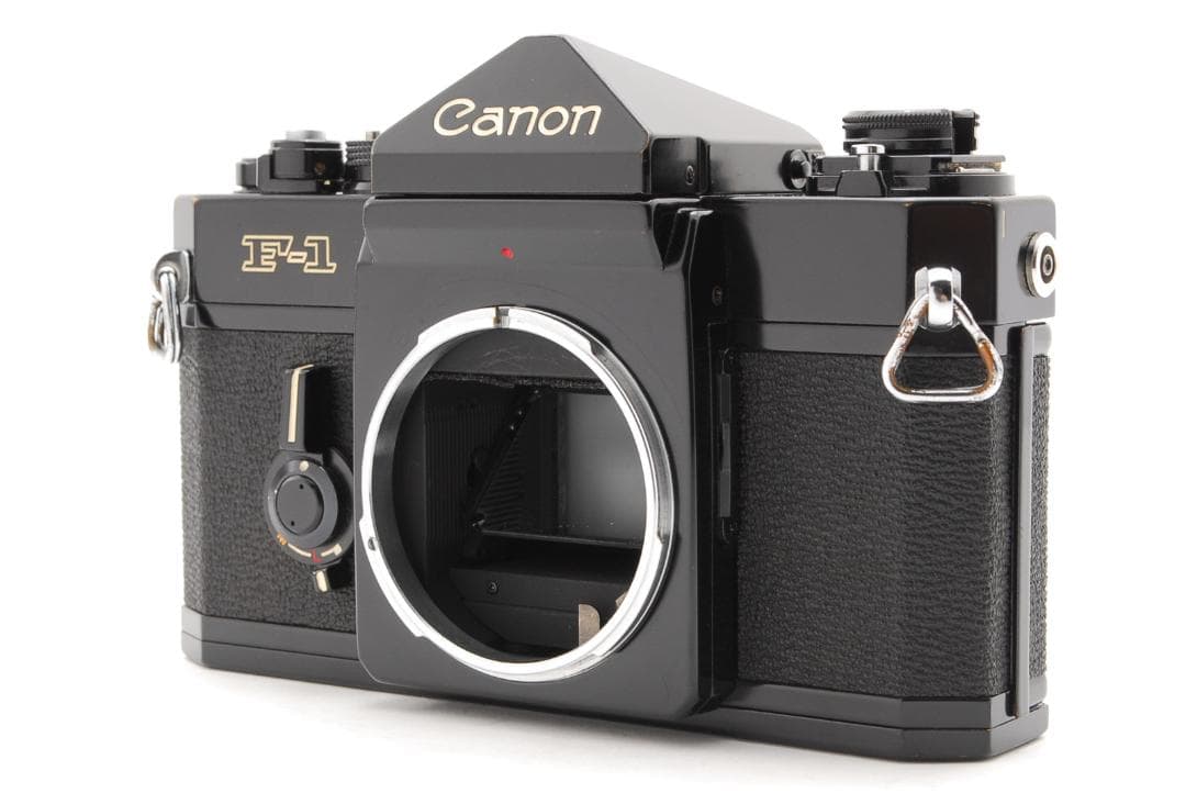 Canon 旧F-1 前期 ブラック フィルム一眼レフカメラ 動作確認済み