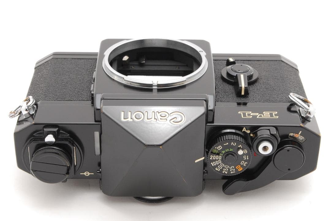 Canon 旧F-1 前期 ブラック フィルム一眼レフカメラ 動作確認済み