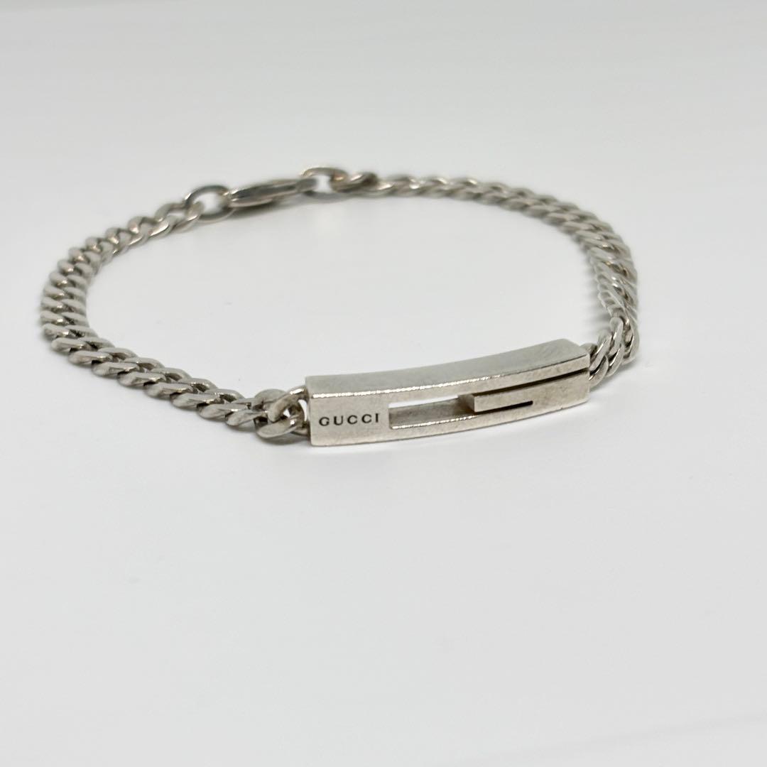 A267 GUCCI グッチ　チェーン　ブレスレット　AG925 スモールカット