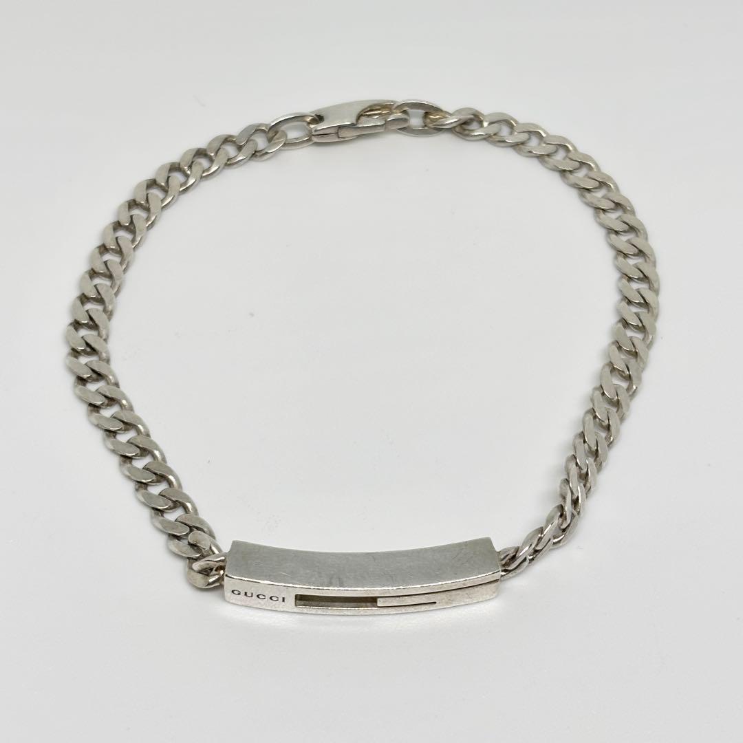 A267 GUCCI グッチ　チェーン　ブレスレット　AG925 スモールカット