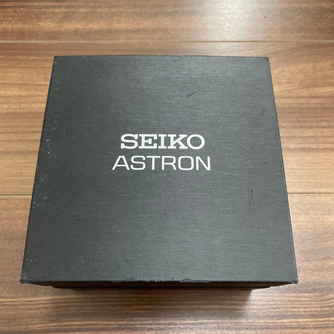 SEIKO GPSソーラー 時計 黒/銀 ブライトチタン