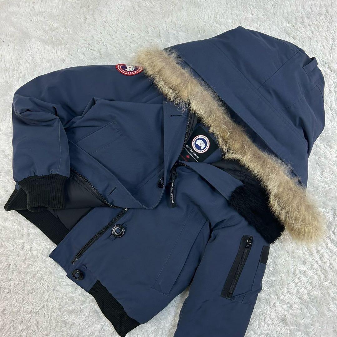 5632【人気カラー】カナダグース☆ファー付きダウンジャケット ラブラドール