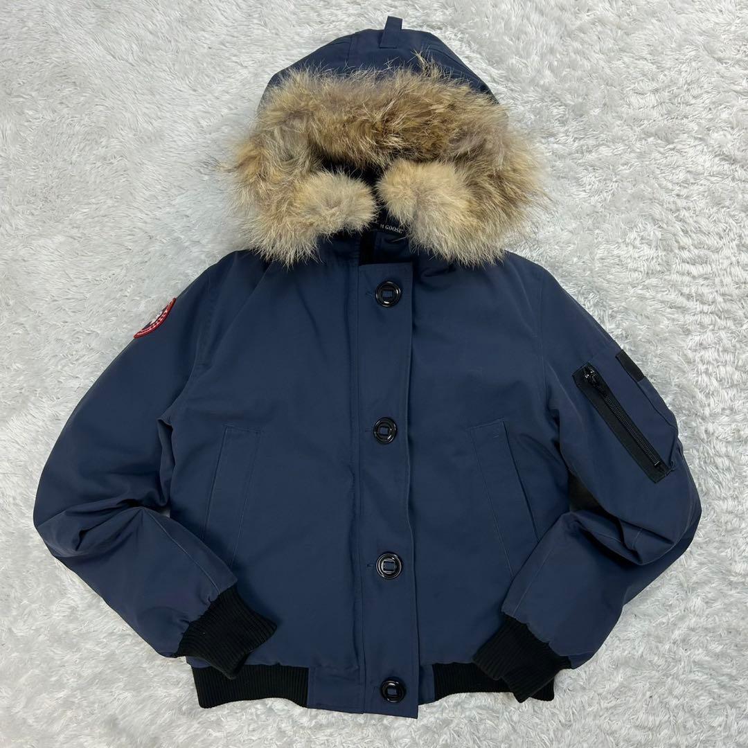5632【人気カラー】カナダグース☆ファー付きダウンジャケット ラブラドール