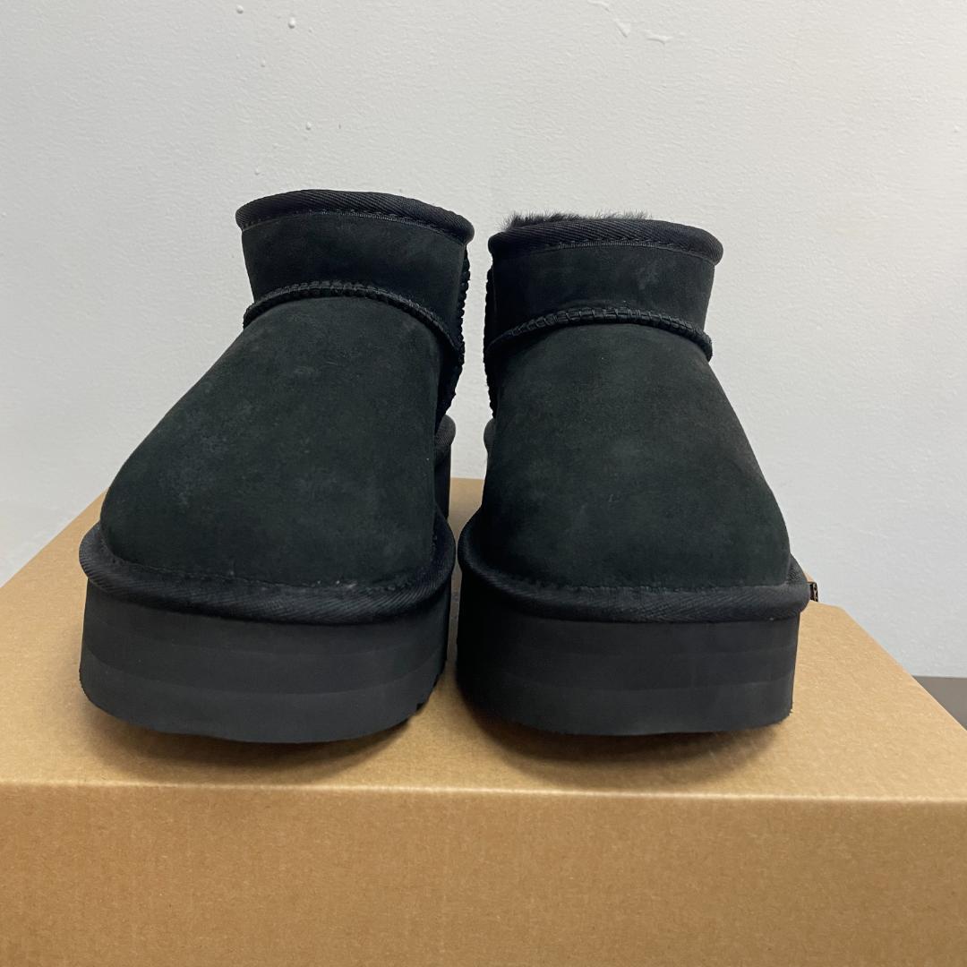 UGG クラシック ウルトラミニ プラットフォーム 厚底 ブラック 25cm