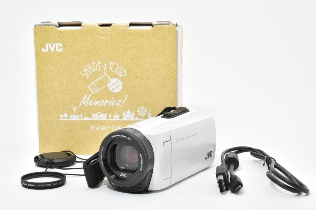 【極美品】JVC Everio GZ-F270 ホワイト　新品級！
