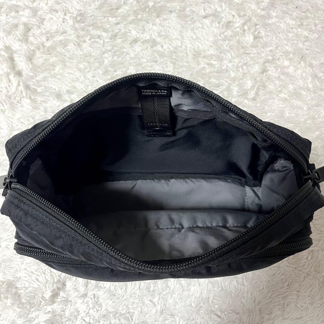 ✨未使用級✨PORTER フラッシュ 現行タグ ショルダーバッグ ブラック