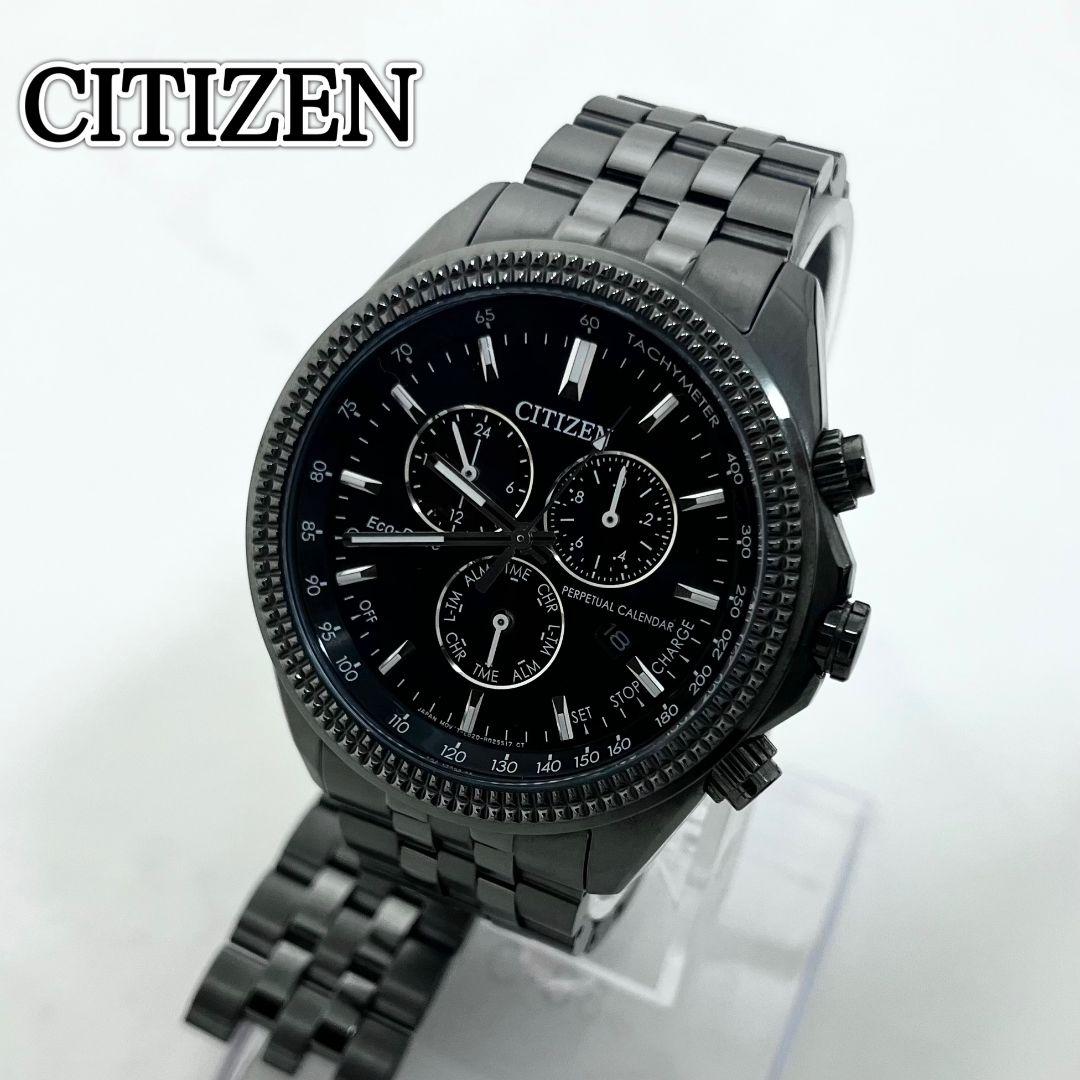 【稼働】 CITIZEN E820-R011031 Eco-Drive 腕時計