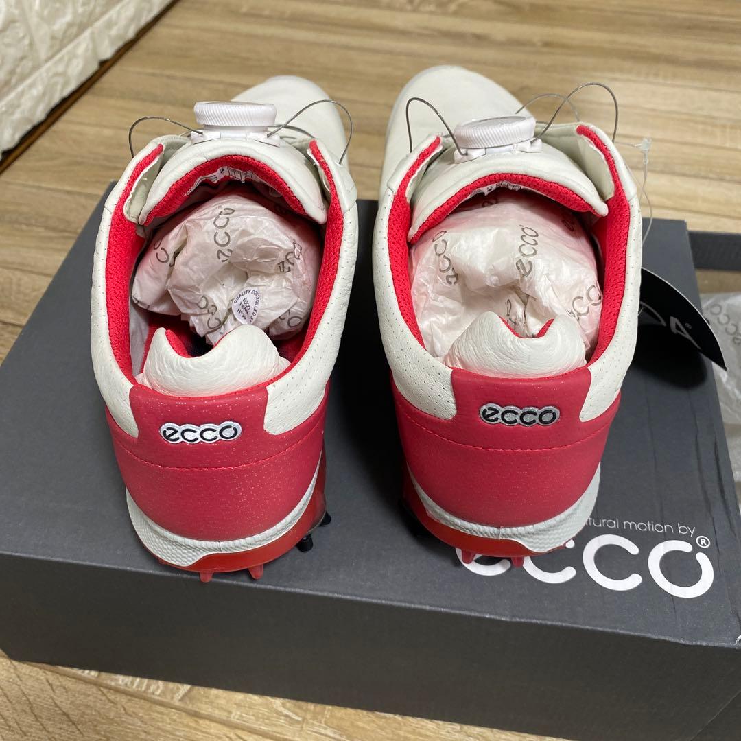 ECCO BIOM G2 ボア スパイク 白/ピンク EU40 25cm 未使用