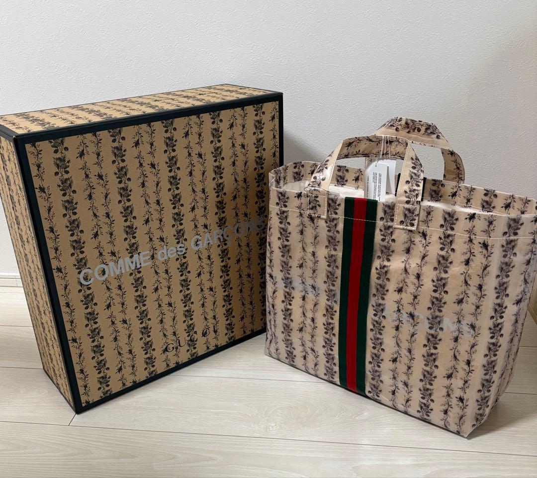 COMME DES GARCONS × GUCCI フローラル PVC