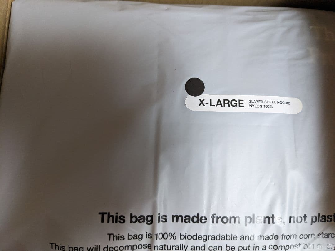 ジャケット・アウター XL ennoy 3LAYER SHELL HOODIE (BLACK)