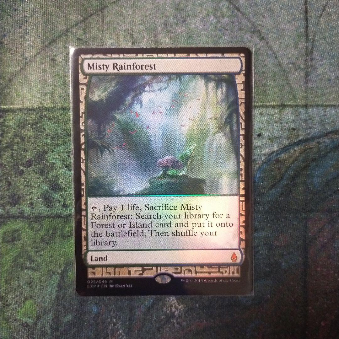 MTG 霧深い雨林 英語 Foil　マスターピース　EXP