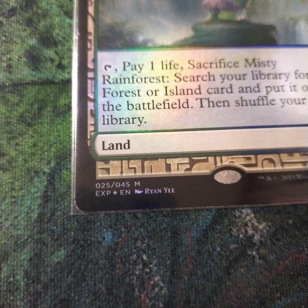 MTG 霧深い雨林 英語 Foil　マスターピース　EXP