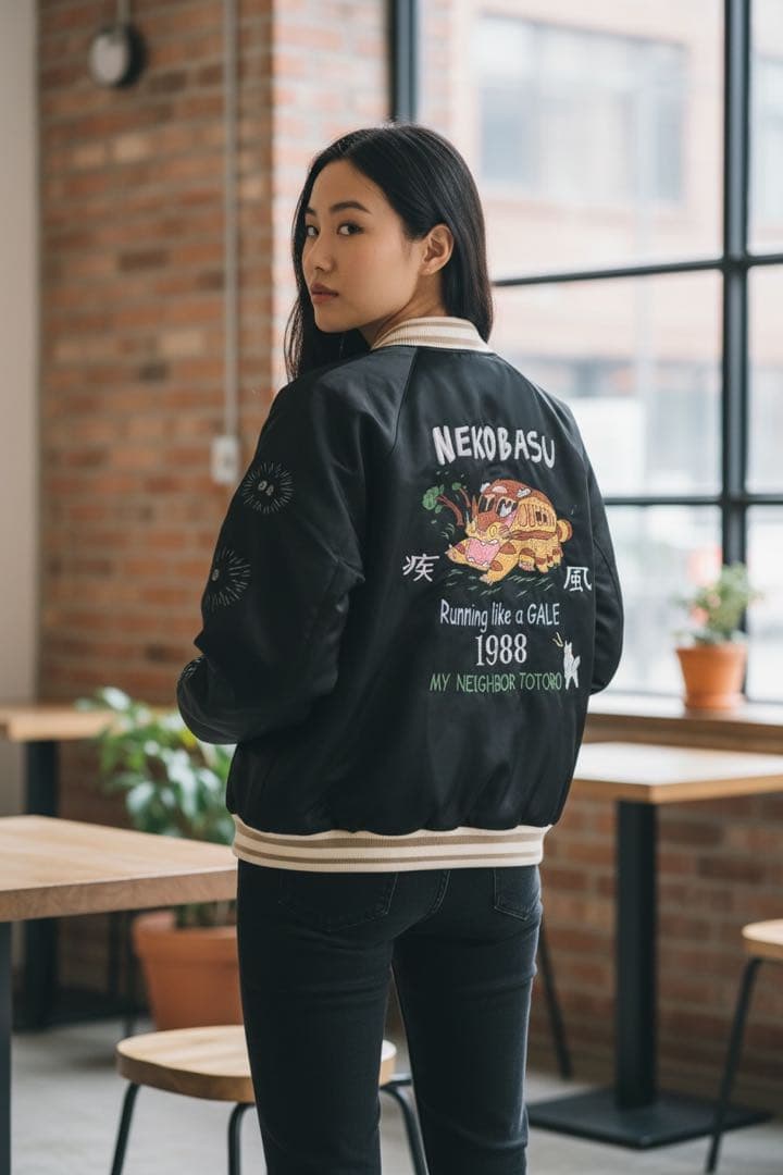 GBLジブリネコバススカジャンXLサイズ 新品未使用品