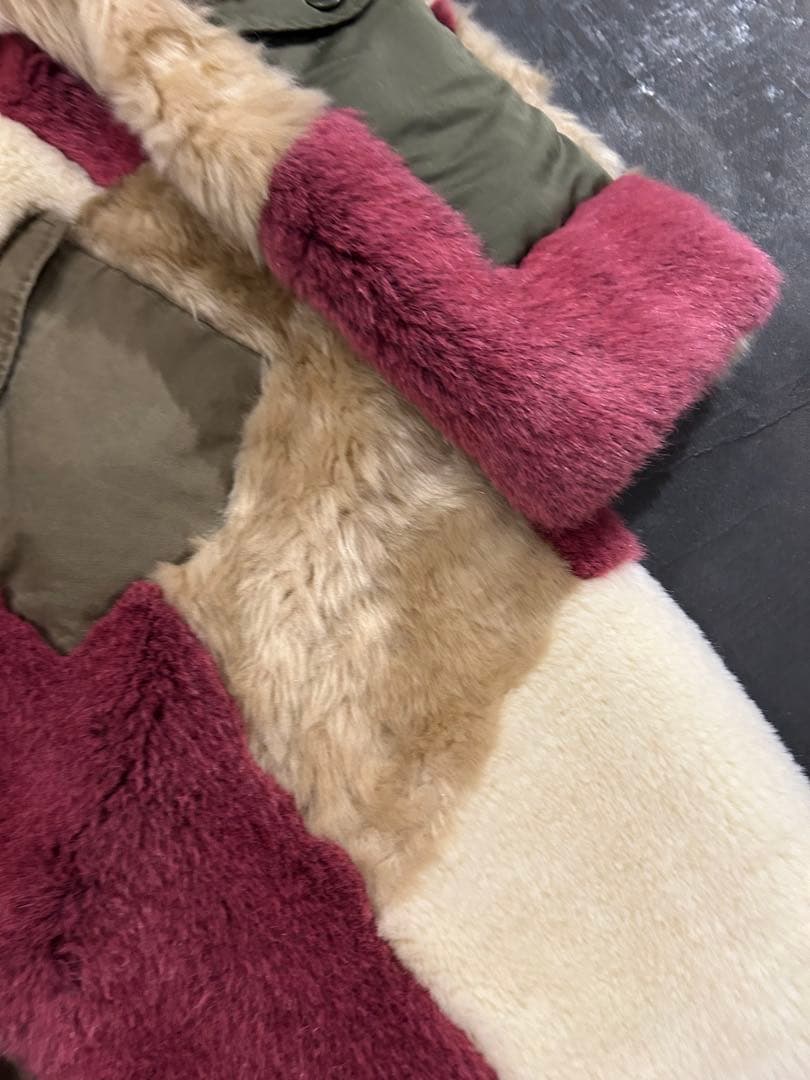 mihara yasuhiroミハラヤスヒロarchiveファー切り替えコート