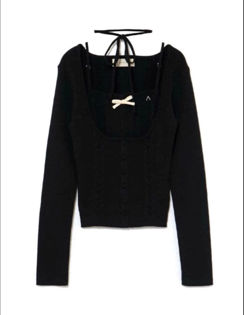 トップス ANDMARY Sharon ribbon tops