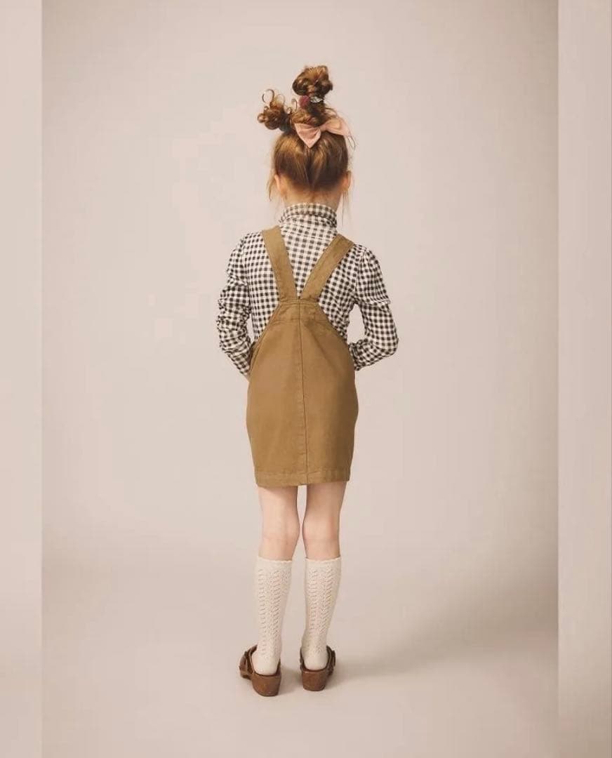 Soor Ploom ピナフォアDelia Pinafore -Brush 8y