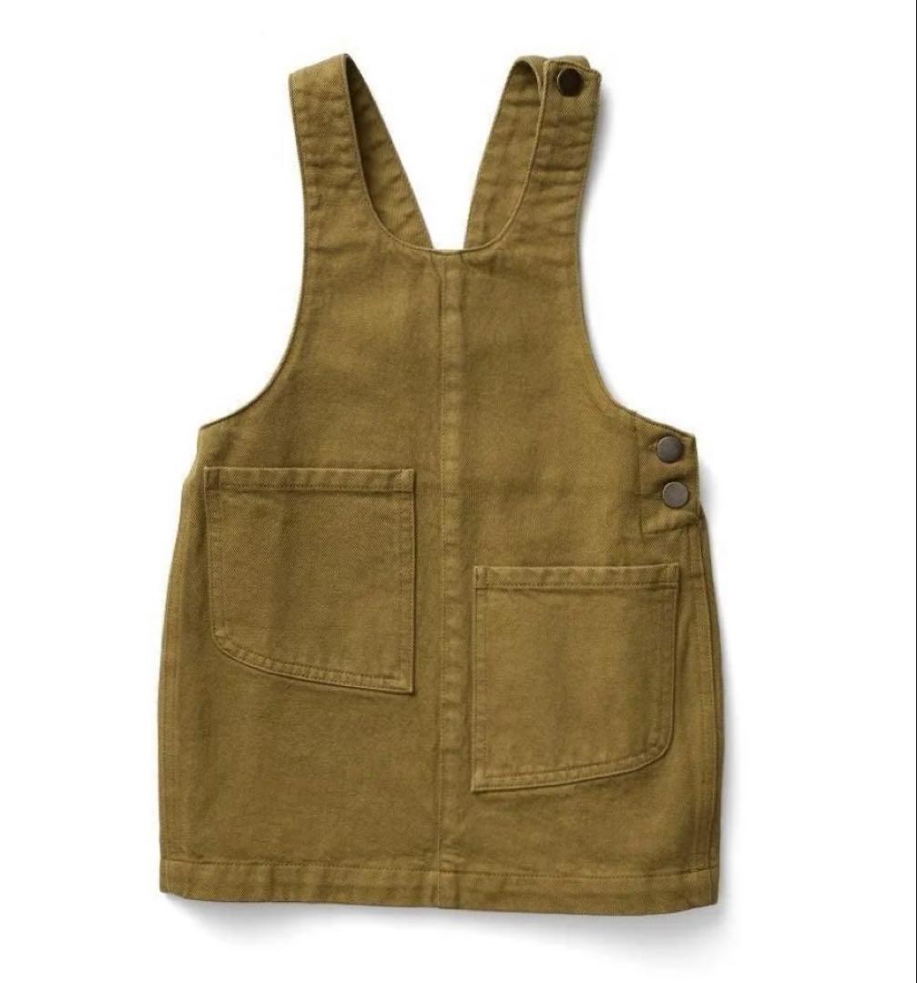 Soor Ploom ピナフォアDelia Pinafore -Brush 8y