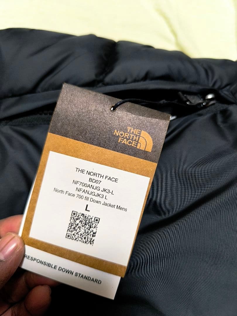 ジャケット・アウター THE NORTH FAC E DOWN Black,Jacket Size L