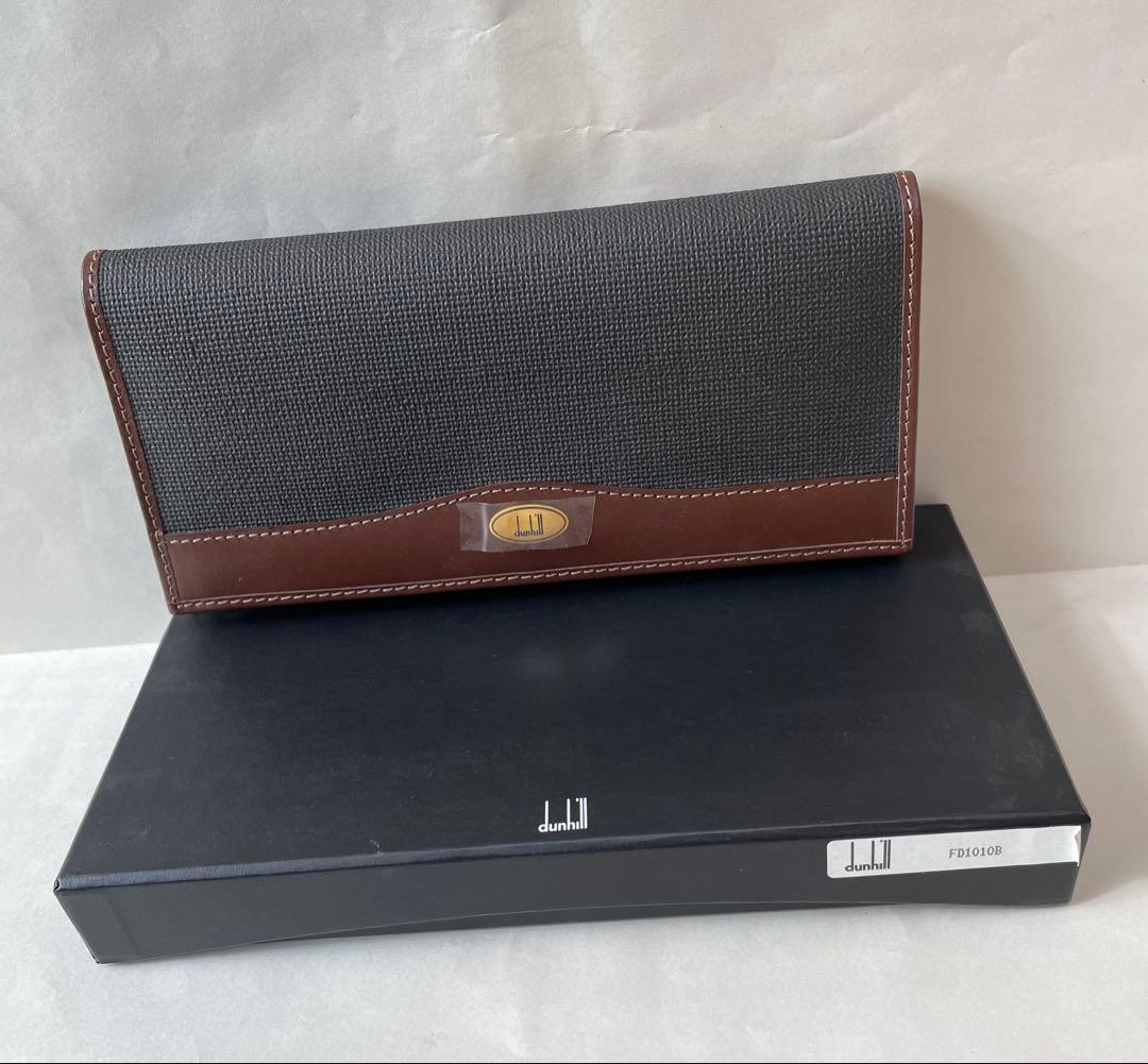 ダンヒル　ファスナー付き長財布