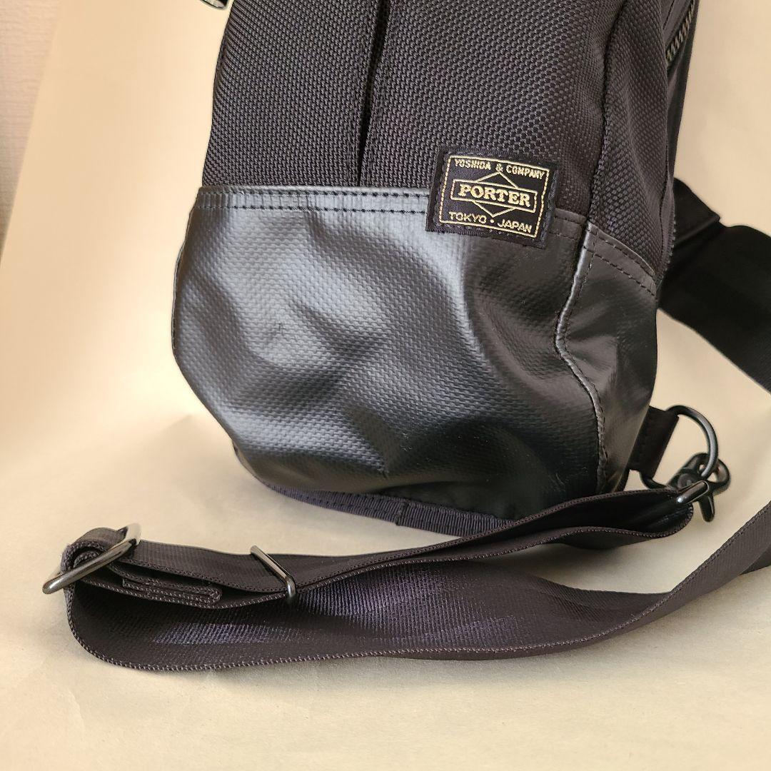 ほぼ新品✨現行タグ ポーター ヒート スリングショルダー マグライト ブラック