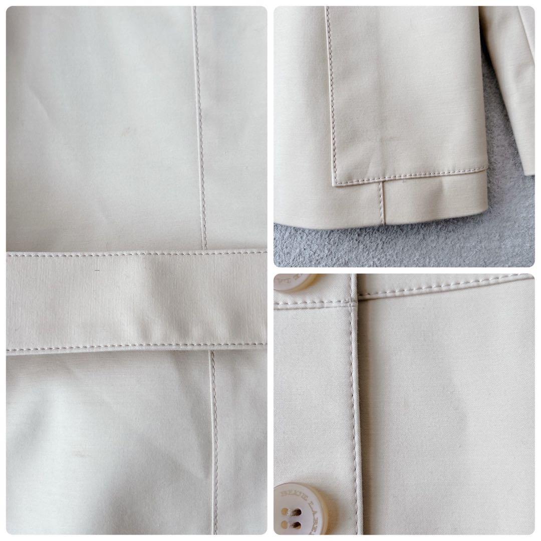 バーバリーブルーレーベル　コート　ベルト　ノバチェック　伸縮性◎ M相当