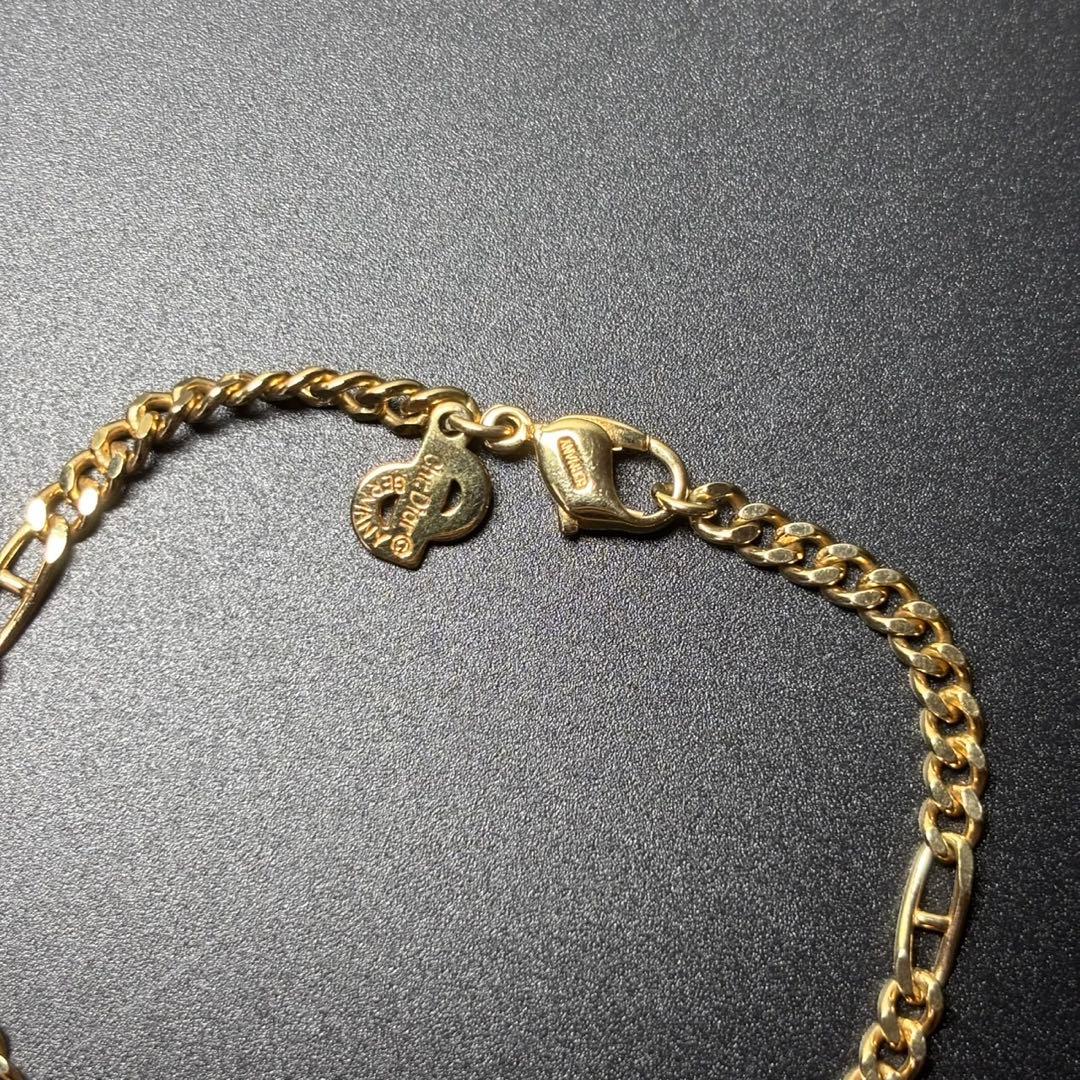 Dior ディオール　ブレスレット　CDロゴ　喜平　ゴールドチェーン