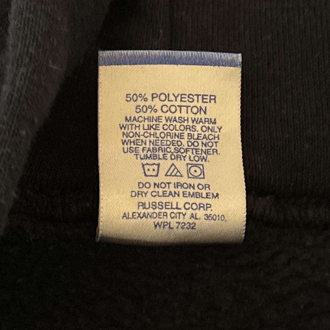 つ*う様 ラッセルアスレティック ジップパーカー ブラック XL メキシコ製 無