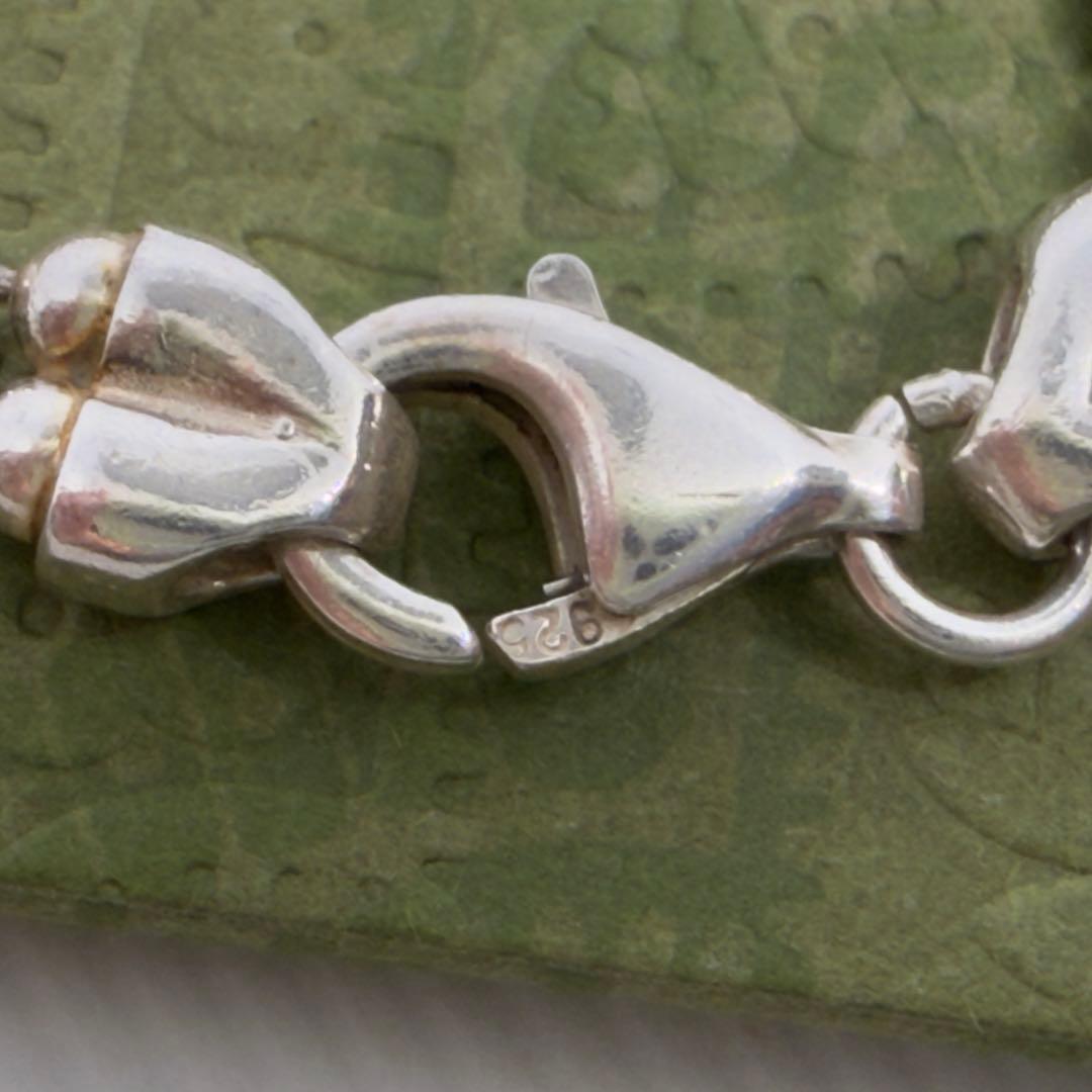 美品 GUCCI ネックレス プレート シルバー 925 ボールチェーン 2連