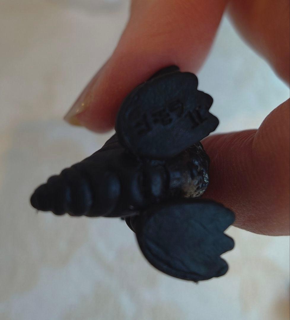 ウルトラマン　怪獣　消しゴム　ゴモラII　黒色　スプレー　美品　レア