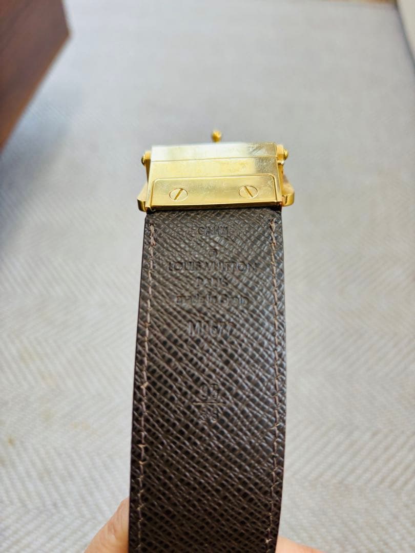 LOUIS VUITTON ダミエ レザーベルト