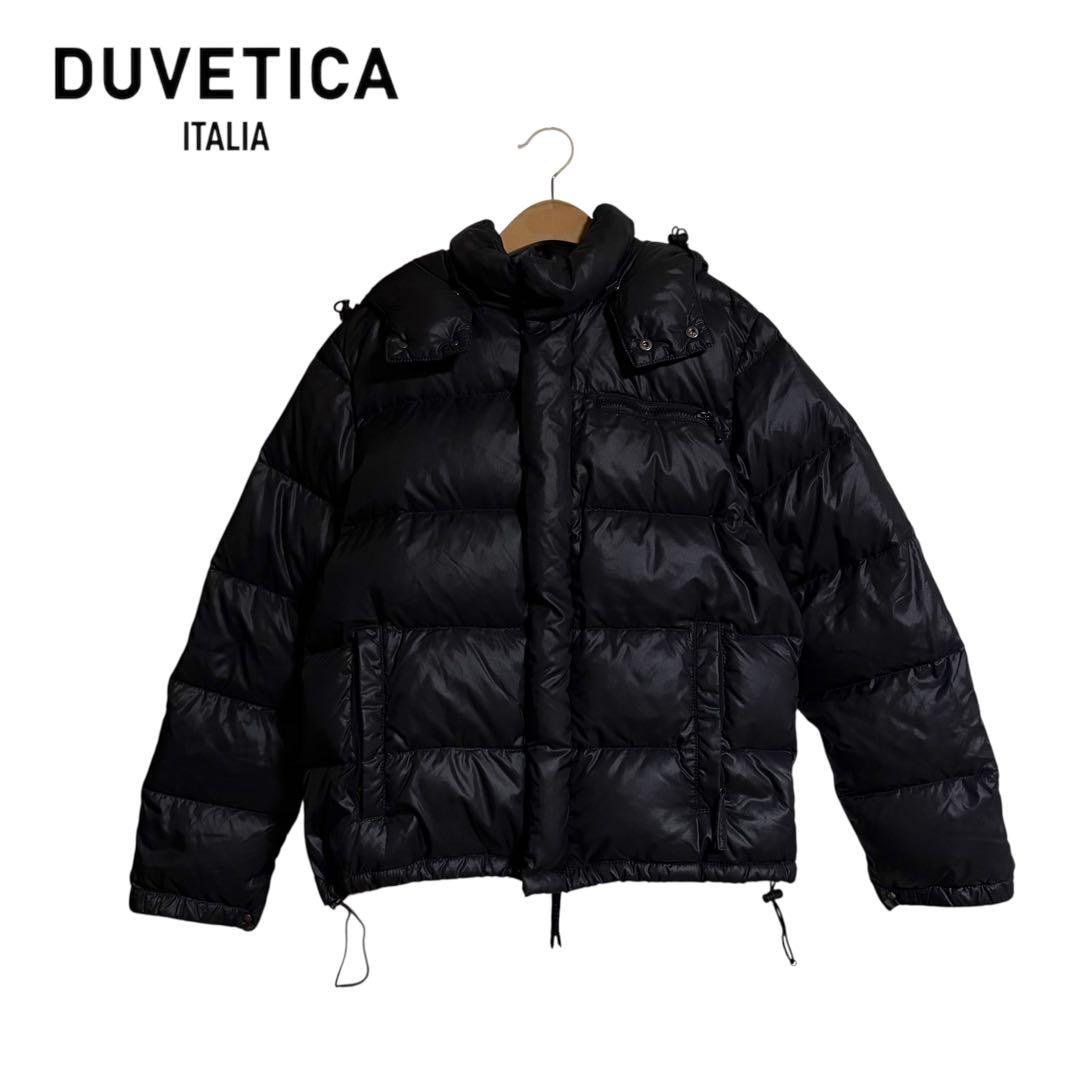 DUVETICA デュベティカ ショートダウンジャケット ブラック　44 XL