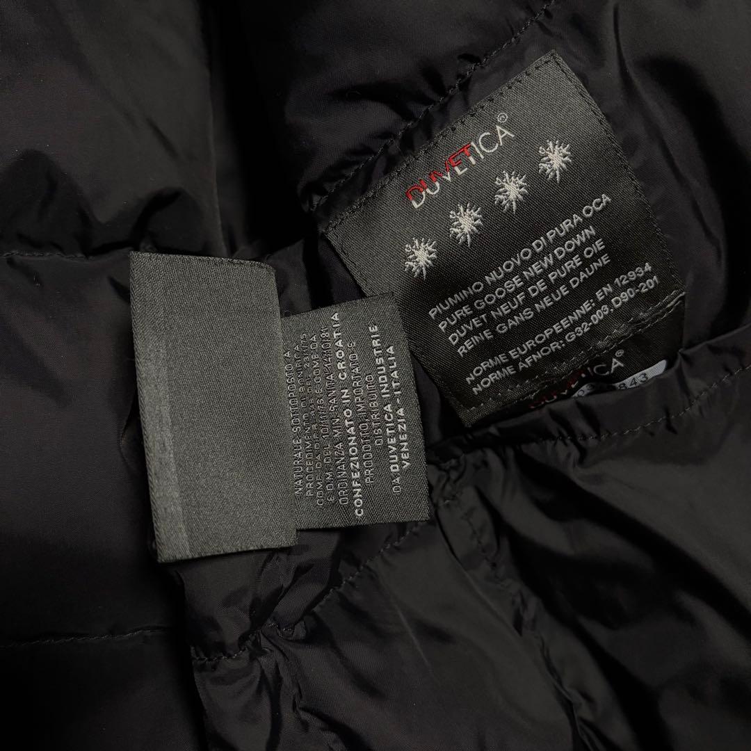 DUVETICA デュベティカ ショートダウンジャケット ブラック　44 XL