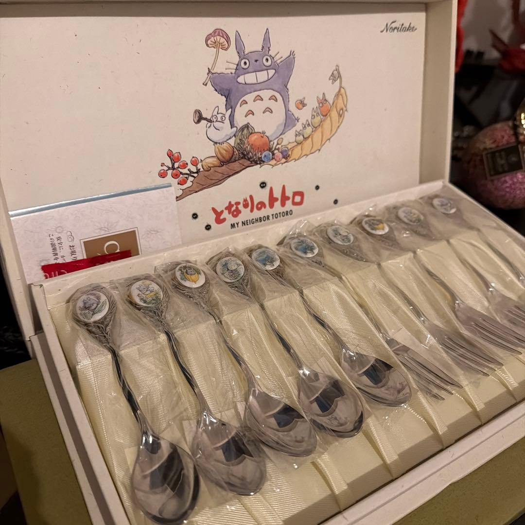 となりのトトロ　ノリタケ　スプーン　フォーク　10本セット