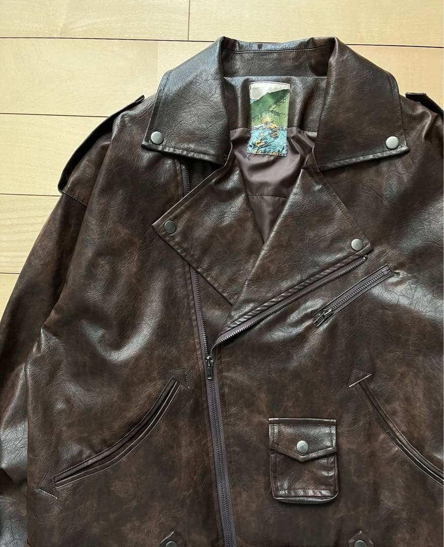 BALLSY. BROTHERSレザーダブルライダース