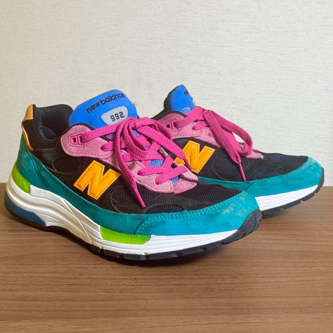 アルザス【希少】ニューバランス M992RE厚底ダッドスニーカー