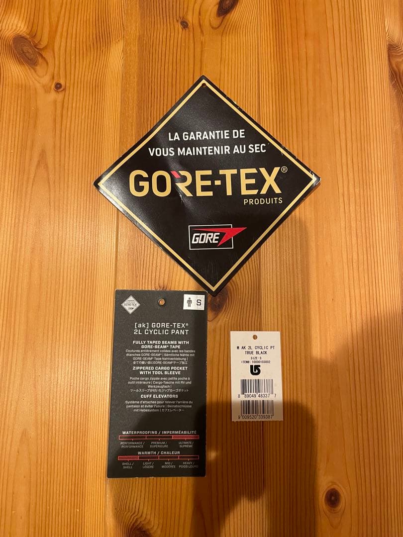 AK バートン サイクリックパンツ GTX ブラック パタゴニア アークテリクス