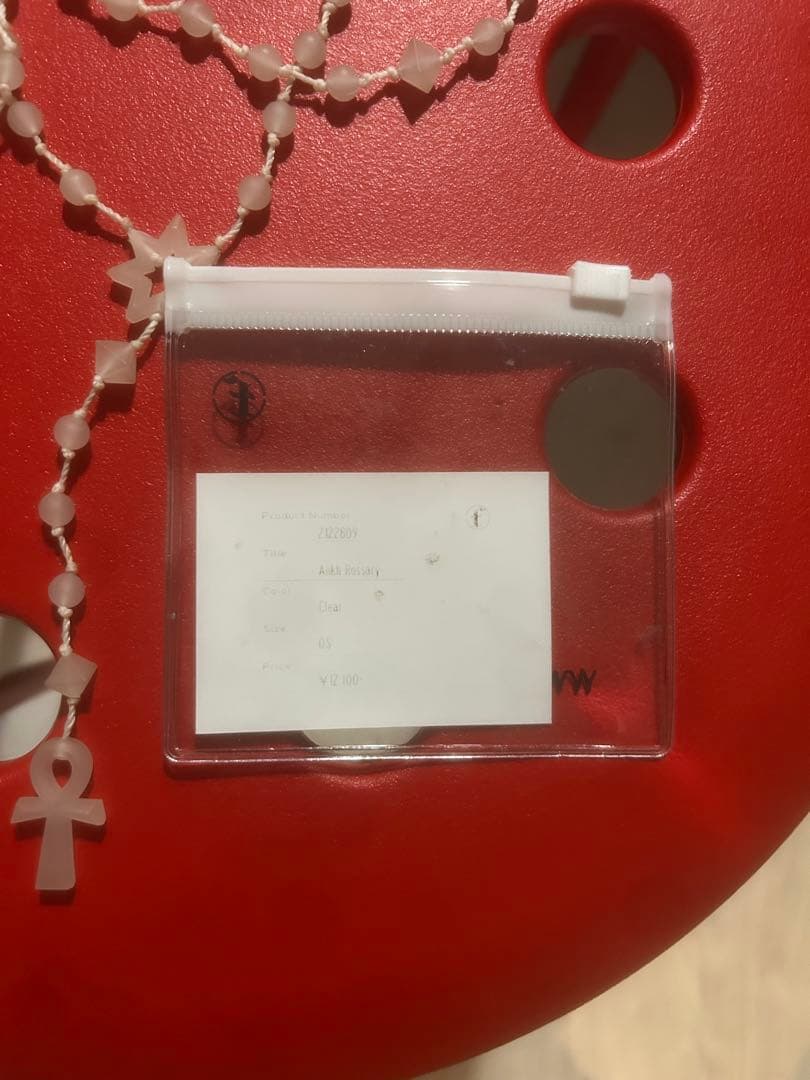 fake as flowers ロザリーネックレス