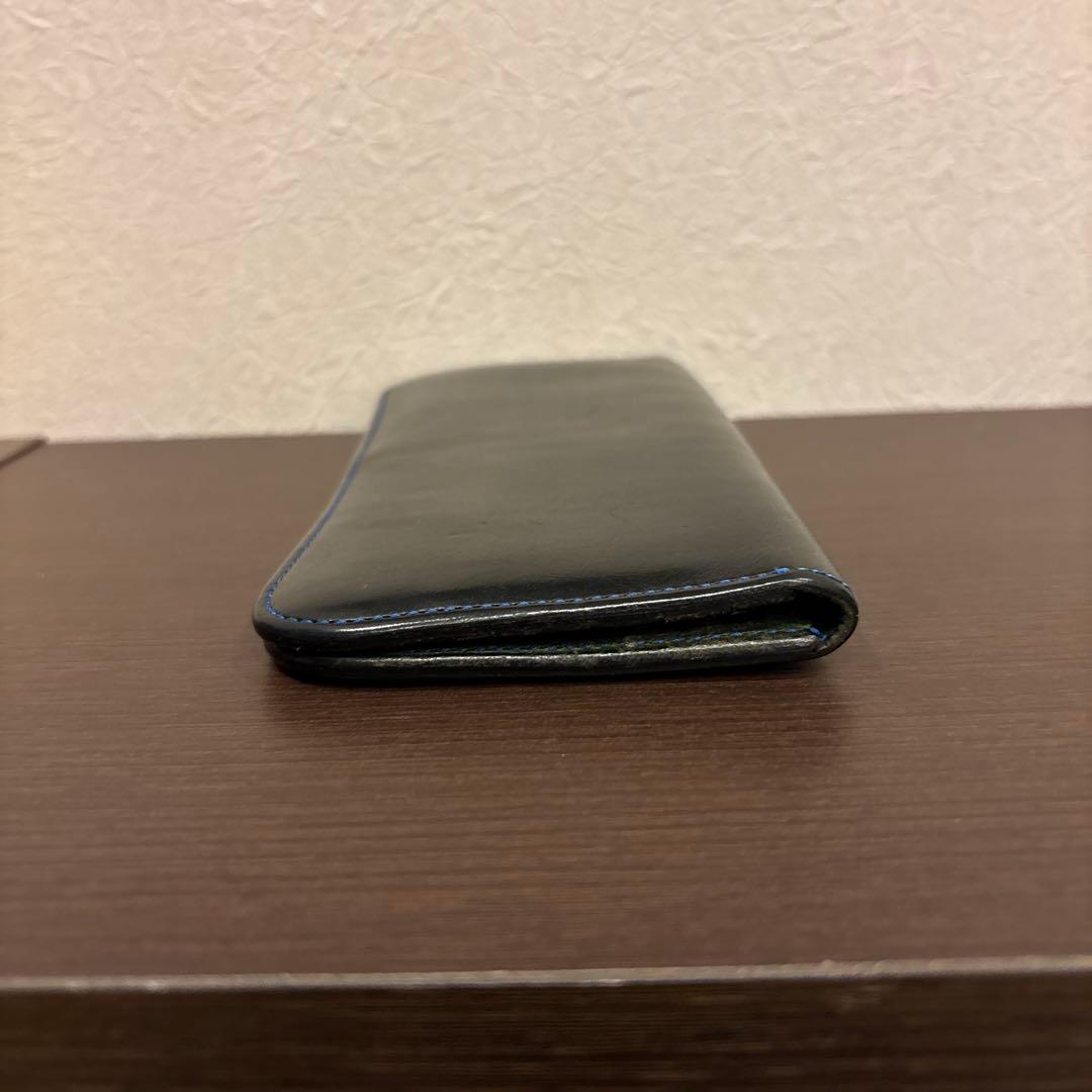 k*t様 美品　WILDSWANS レザー長財布　ネイビー