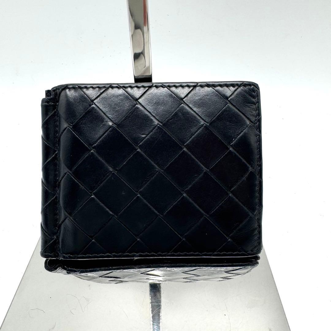 【極美品】RFID掲載 ボッテガヴェネタ マネークリップ　マキシイントレチャート