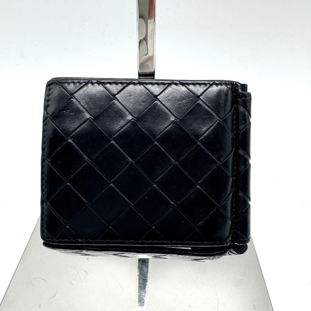 【極美品】RFID掲載 ボッテガヴェネタ マネークリップ　マキシイントレチャート